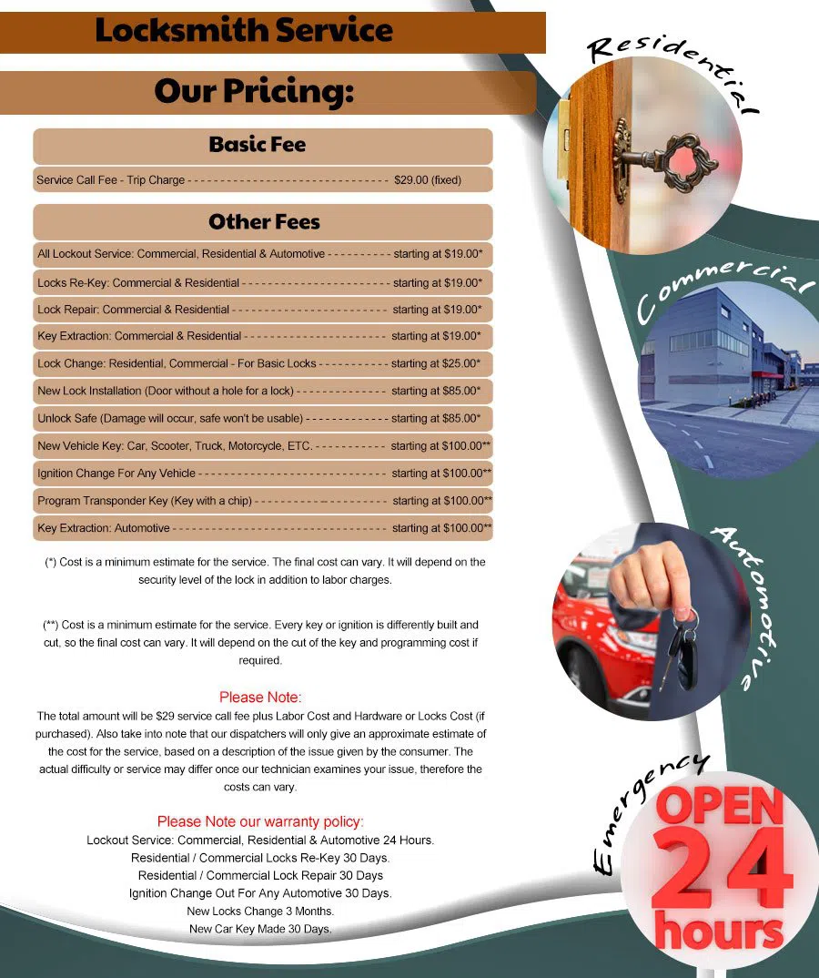 Huntingdon Valley Locksmith Service Huntingdon Valley, PA 215-337-3502 - pricing
